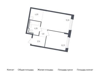 Продам однокомнатную квартиру, 39 м2, село Лайково