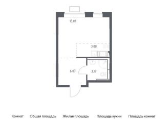 Продам квартиру студию, 25.3 м2, поселение Рязановское