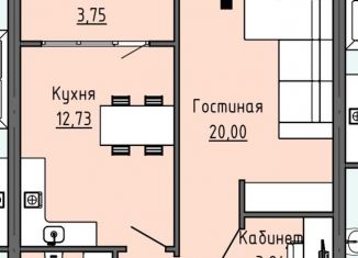 Продается однокомнатная квартира, 51.4 м2, Чечня, Старопромысловское шоссе, 33