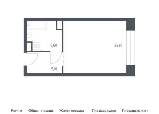 Продажа квартиры студии, 34.4 м2, Москва, ЦАО, Стремянный переулок, 2