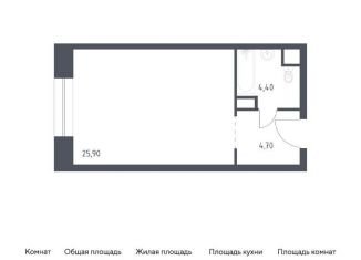 Квартира на продажу студия, 35 м2, Москва, метро Серпуховская, Стремянный переулок, 2