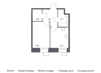 Продажа однокомнатной квартиры, 35.7 м2, поселение Мосрентген