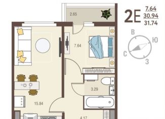Продам двухкомнатную квартиру, 32 м2, Курская область