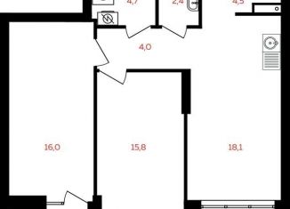 Продам 2-комнатную квартиру, 67.4 м2, Свердловская область