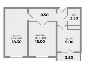 Продам 2-комнатную квартиру, 55.5 м2, Михайловск, Прекрасная улица, 17