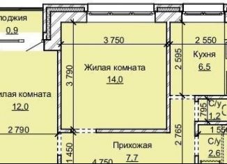 Продам 2-комнатную квартиру, 44.9 м2, Барнаул