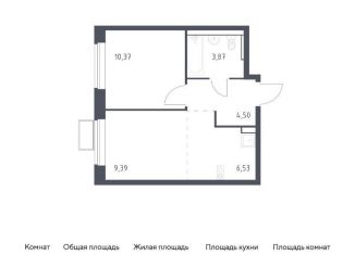 Продажа однокомнатной квартиры, 34.7 м2, Московская область, жилой комплекс Егорово Парк, к3.2