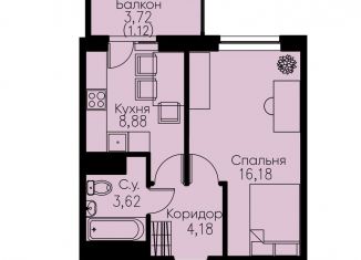 Продаю однокомнатную квартиру, 34 м2, Мурино, улица Шувалова, 37