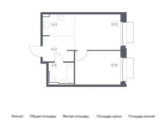 Продам 2-комнатную квартиру, 42.5 м2, Москва, метро Домодедовская