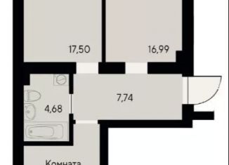 Продам 2-комнатную квартиру, 62 м2, Красноярский край, улица Елены Стасовой, с1