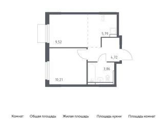 Продажа однокомнатной квартиры, 34.1 м2, Мытищи, жилой комплекс Мытищи Парк, к5