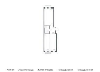 Продается 1-комнатная квартира, 49.1 м2, село Лайково, жилой комплекс Рублёвский Квартал, 59