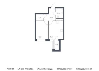 Продается 1-комнатная квартира, 35.2 м2, Балашиха, жилой квартал Новоград Павлино, к8