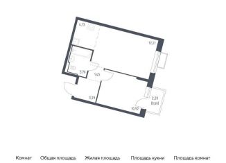Продам 1-комнатную квартиру, 41.4 м2, Москва, Молжаниновский район, жилой комплекс Молжаниново, к5