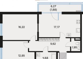 2-ком. квартира на продажу, 64.4 м2, Санкт-Петербург, Василеостровский район, 7-я линия Васильевского острова, 82к2