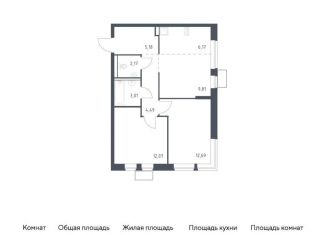 Продается 2-комнатная квартира, 55.6 м2, посёлок Жилино-1, жилой комплекс Егорово Парк, к3.2