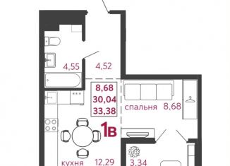 Продаю 1-комнатную квартиру, 33.4 м2, Пензенская область