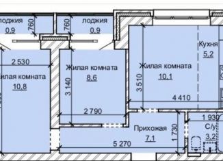 Продажа 3-ком. квартиры, 46.8 м2, Барнаул, Центральный район