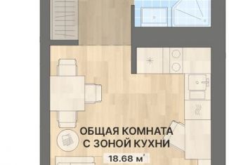 Продажа квартиры студии, 27.4 м2, Свердловская область