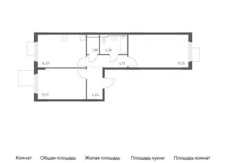 Продажа 2-комнатной квартиры, 59.9 м2, Московская область, жилой комплекс Мытищи Парк, к5