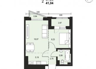 Продам двухкомнатную квартиру, 41 м2, Иркутская область