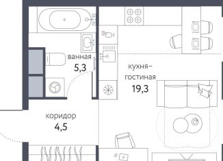 Продажа квартиры студии, 29.1 м2, Москва, Тагильская улица, 4В, станция Бульвар Рокоссовского