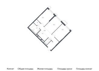 Продаю двухкомнатную квартиру, 62.9 м2, Московская область, жилой комплекс Спутник, 21