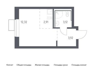 Продам квартиру студию, 22.3 м2, Московская область, жилой комплекс Егорово Парк, к3.1