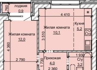 Продам двухкомнатную квартиру, 35.4 м2, Барнаул
