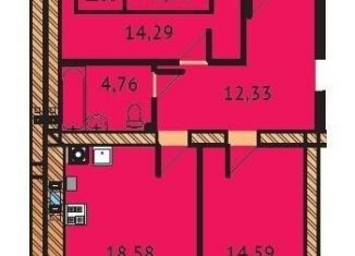 Продажа 2-комнатной квартиры, 72.4 м2, Ивановская область