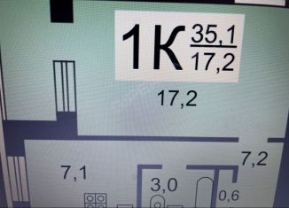 Продается 1-ком. квартира, 35.1 м2, Нижний Новгород, проспект Ленина, 24А, Ленинский район