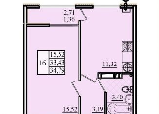 Продам 1-ком. квартиру, 34.8 м2, Севастополь