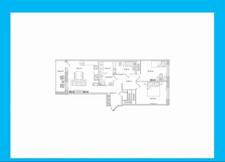 Продам 2-ком. квартиру, 79.9 м2, Санкт-Петербург, Приморский район, Плесецкая улица, 24