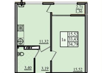 1-ком. квартира на продажу, 34.8 м2, Севастополь