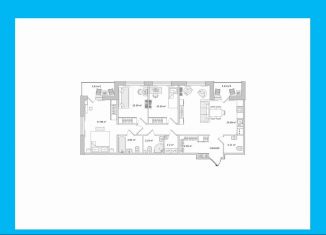 Продажа 3-ком. квартиры, 95.5 м2, Санкт-Петербург, Плесецкая улица, 24, метро Комендантский проспект