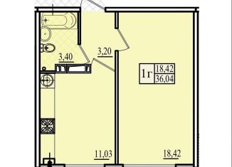 Продам 1-комнатную квартиру, 36 м2, Севастополь