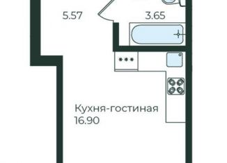 Продажа квартиры студии, 30.6 м2, Иркутск, улица Пискунова, 138, ЖК Семья
