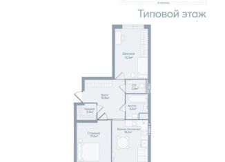 Продам двухкомнатную квартиру, 69.5 м2, Астрахань, Моздокская улица, 40, Советский район