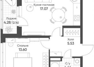 Продается 1-ком. квартира, 43 м2, Екатеринбург, метро Ботаническая