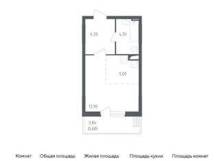 Продается квартира студия, 31.8 м2, посёлок Жилино-1, жилой комплекс Егорово Парк, к1, ЖК Егорово Парк