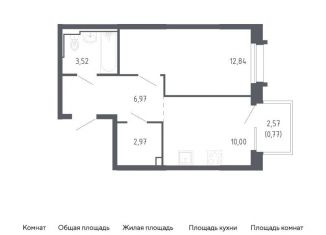 Продажа 1-комнатной квартиры, 37.1 м2, Приморский край