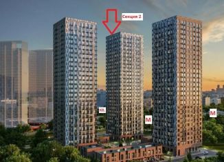 Двухкомнатная квартира в аренду, 52 м2, Москва, Открытое шоссе, 14Д, район Богородское