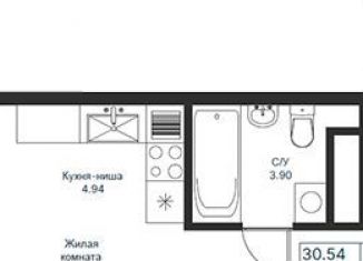Продается квартира студия, 30.5 м2, Казань, жилой комплекс Мой Ритм, ПК14