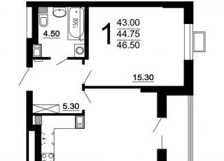 Продам однокомнатную квартиру, 44.8 м2, Нижний Новгород, ЖК Сормовская сторона