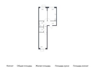 Продается двухкомнатная квартира, 57.5 м2, посёлок Жилино-1, жилой комплекс Егорово Парк, к3.2, ЖК Егорово Парк