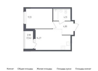 Продается 1-ком. квартира, 35.9 м2, Ленинградская область