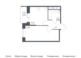 Продажа однокомнатной квартиры, 33.8 м2, Колпино, жилой комплекс Новое Колпино, к39