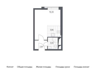 Продажа квартиры студии, 25 м2, Московская область, жилой комплекс Спутник, к13