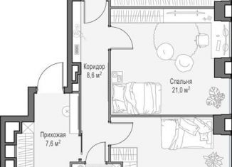 Продается трехкомнатная квартира, 148.5 м2, Москва, метро Выставочная