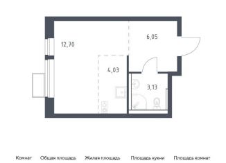 Продам квартиру студию, 25.9 м2, посёлок Жилино-1, жилой комплекс Егорово Парк, к3.2, ЖК Егорово Парк